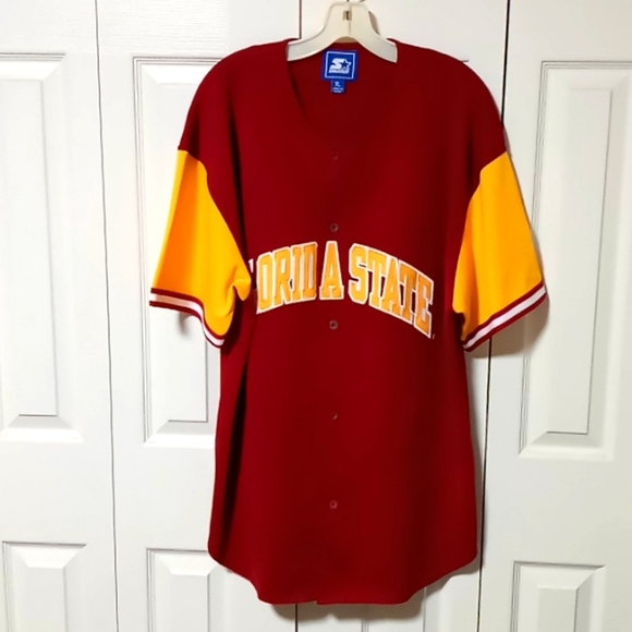 Vintage STARTER "Florida State" Replica Baseball Jersey - Picture 5 of 6